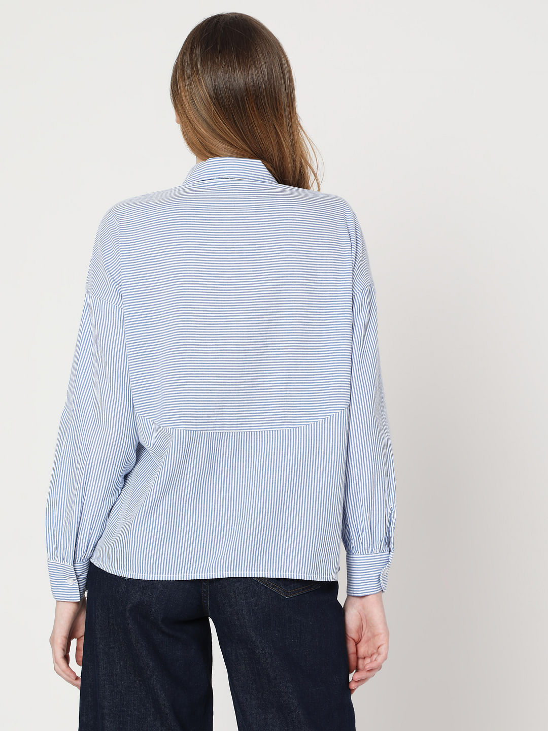 Light Blue Striped Shirt