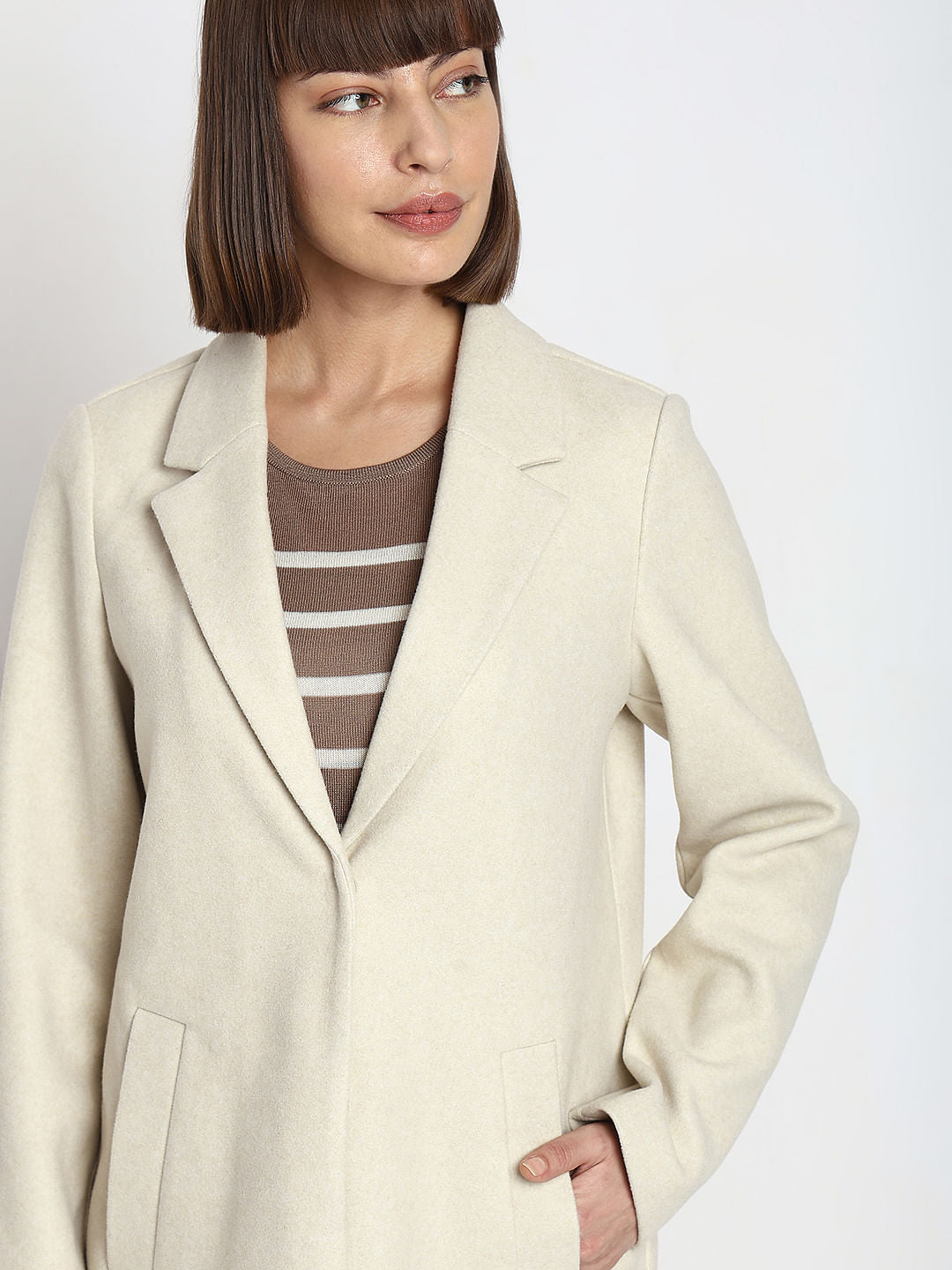 Beige Long Coat