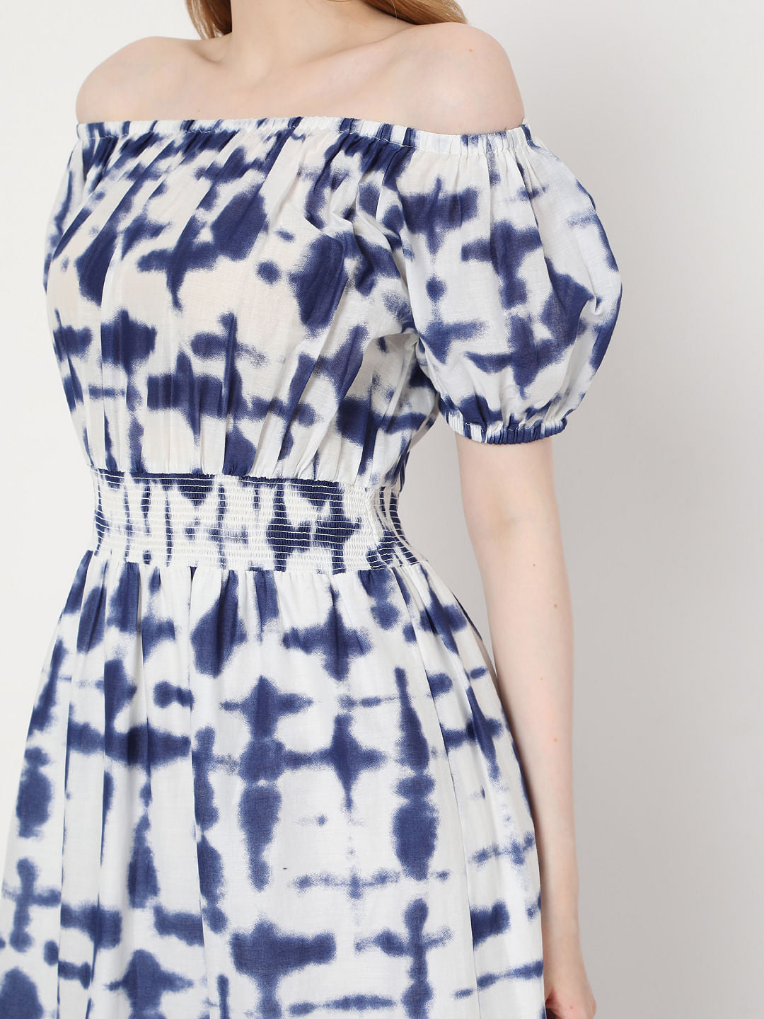 Blue Tie Dye Maxi Dress