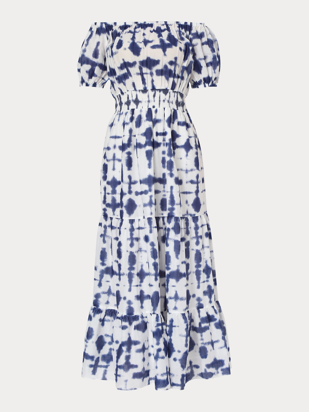 Blue Tie Dye Maxi Dress