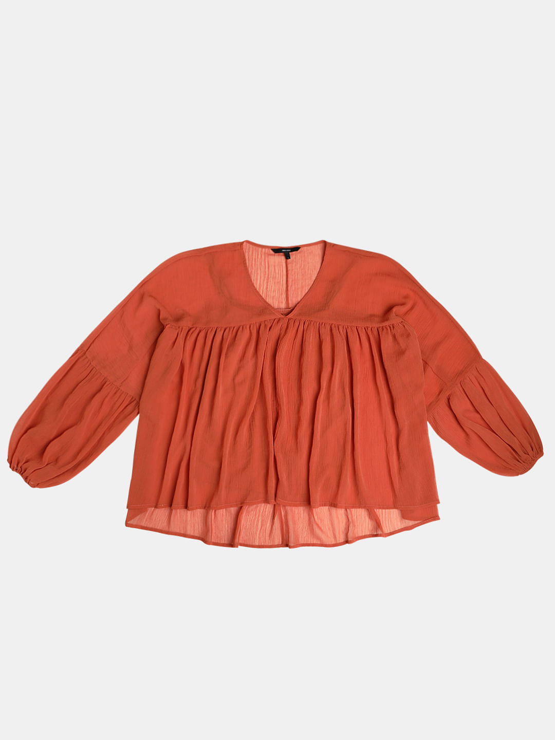 Orange Flared Top