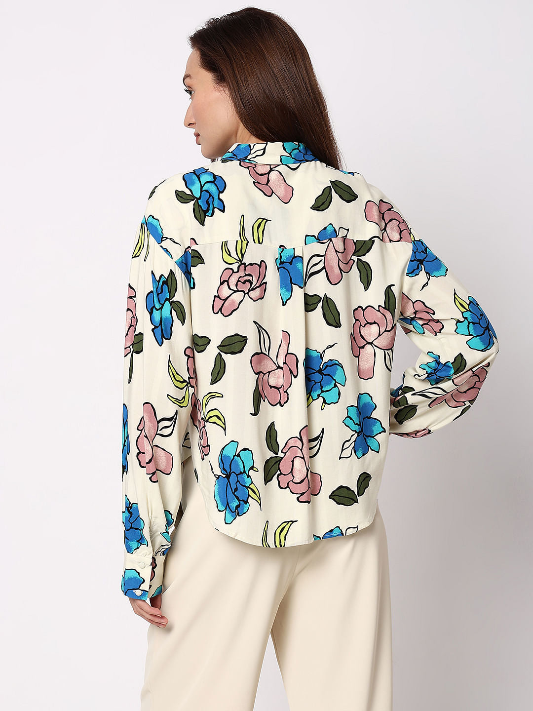 Off-White Floral Shirt