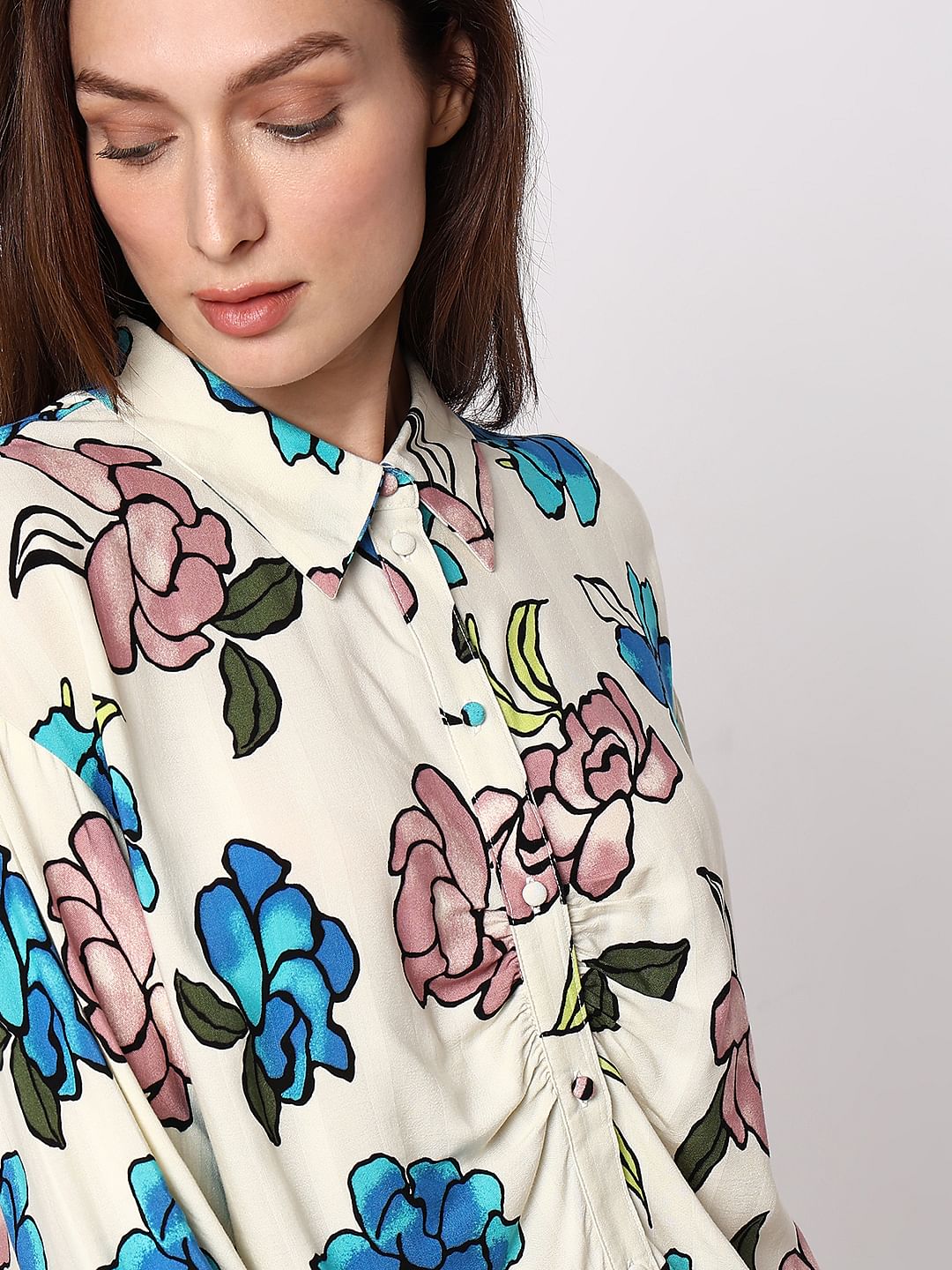 Off-White Floral Shirt