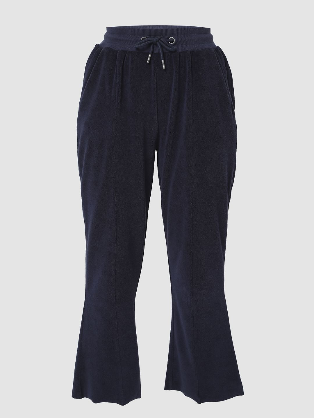 Blue Bootcut Sweatpants