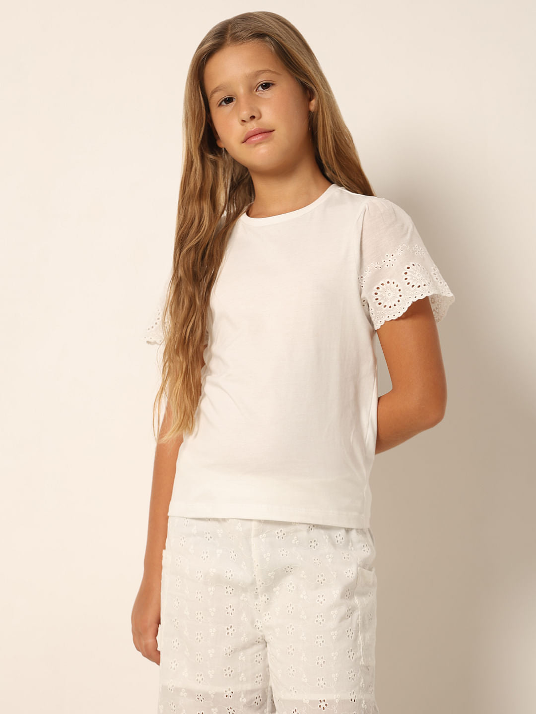 Off-White Cotton Top