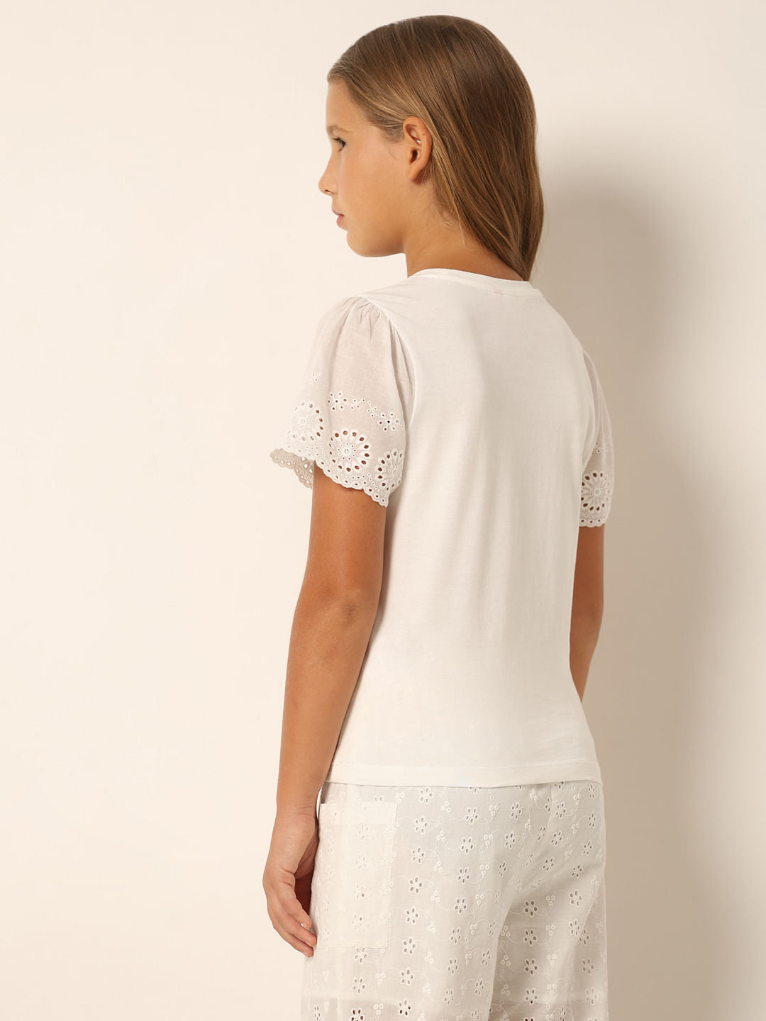 Off-White Cotton Top