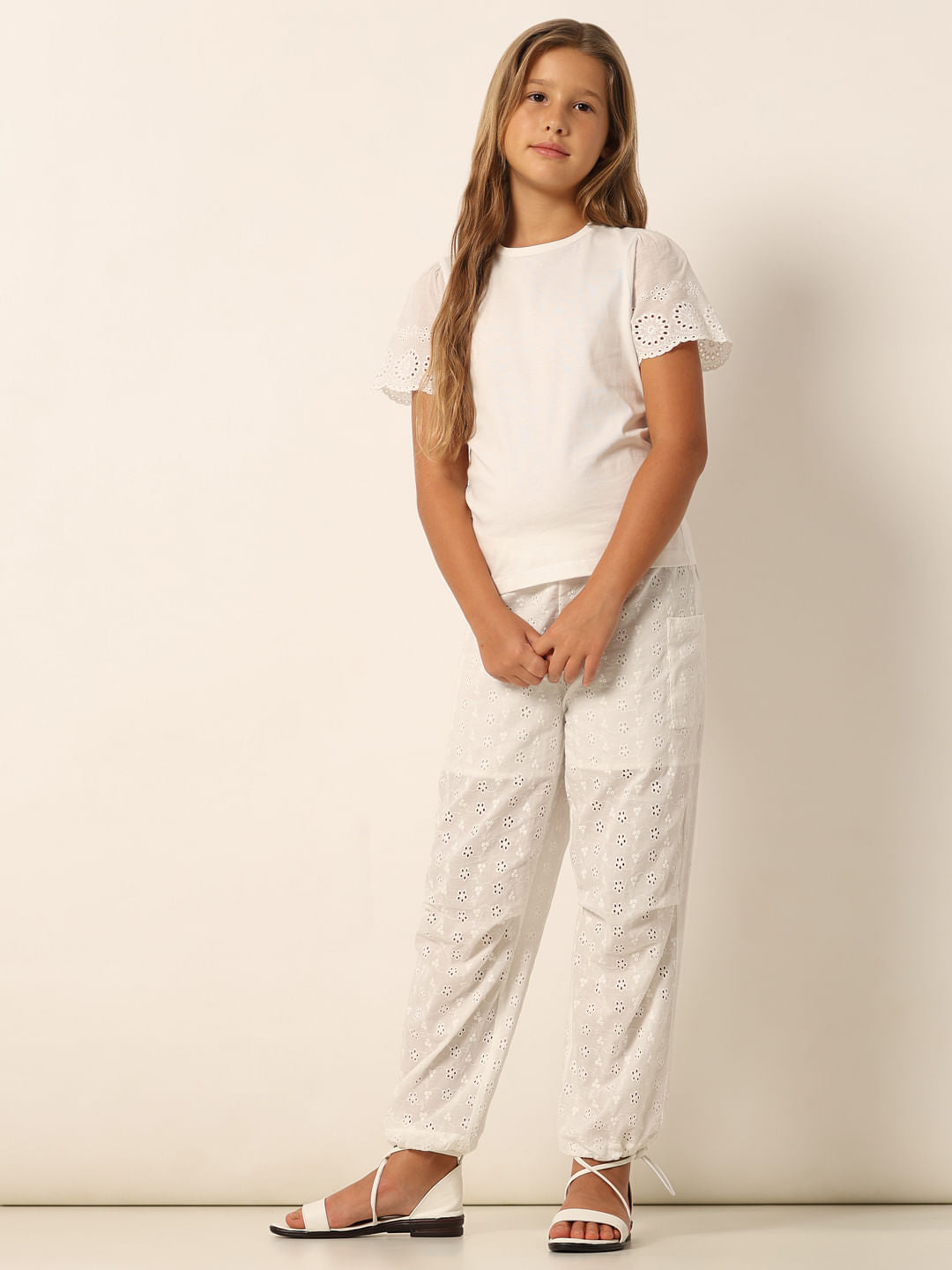 Off-White Cotton Top