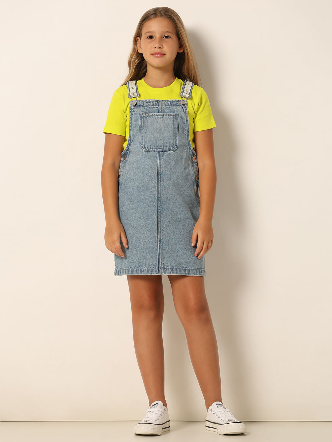 Blue Cotton Denim Dungaree