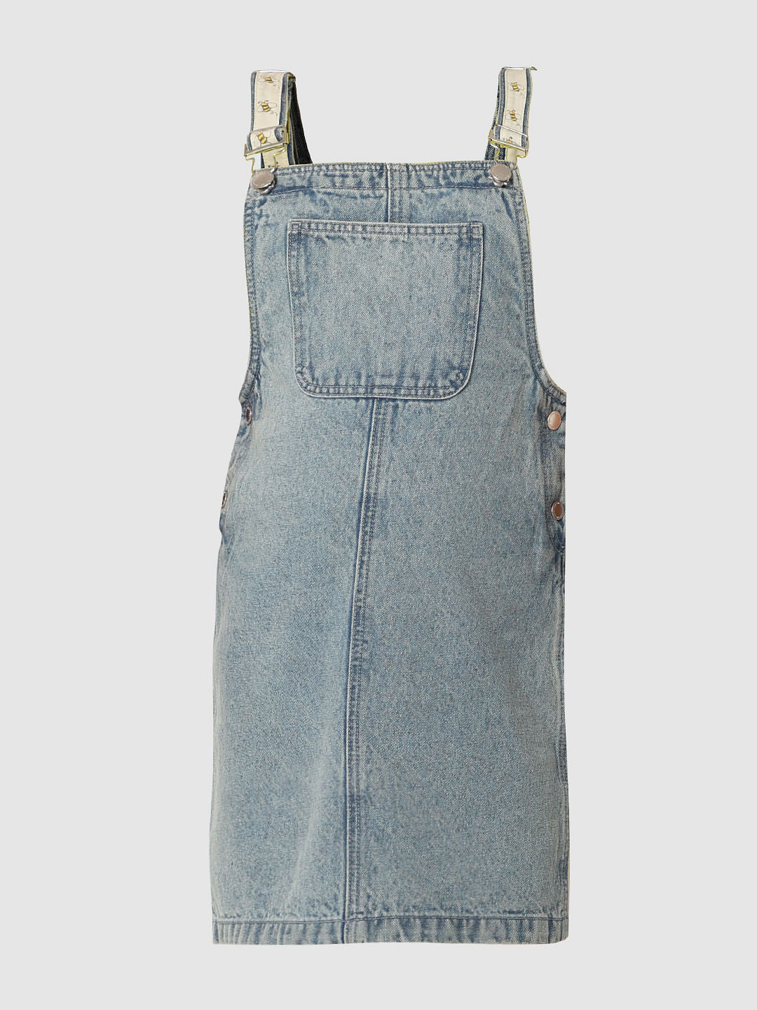 Blue Cotton Denim Dungaree