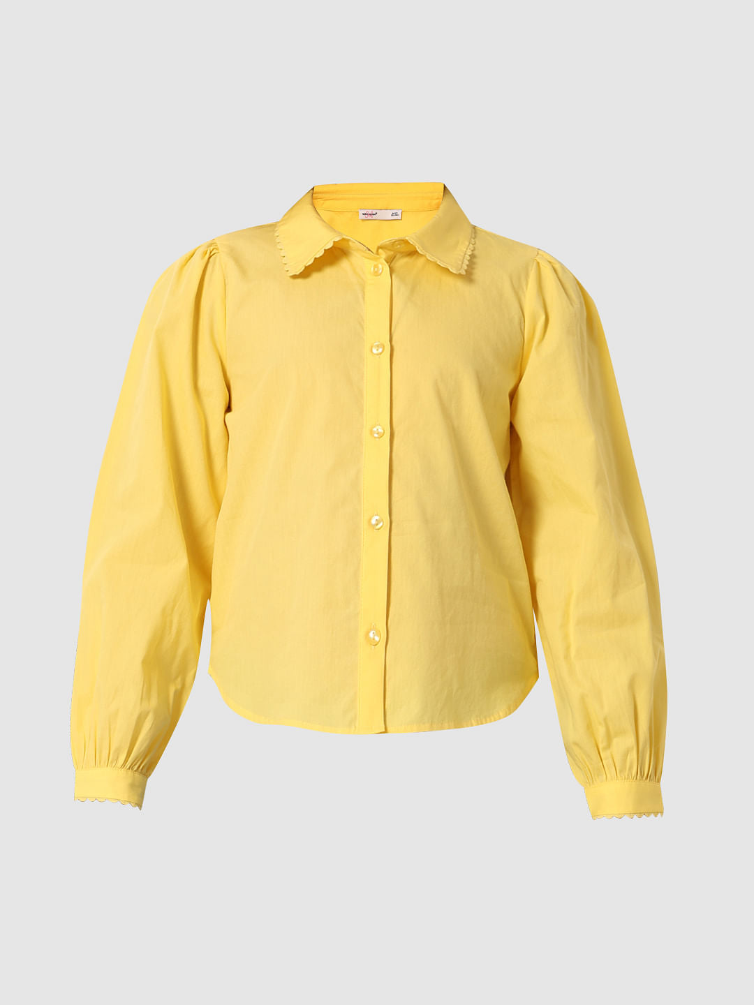 Yellow Cotton Shirt