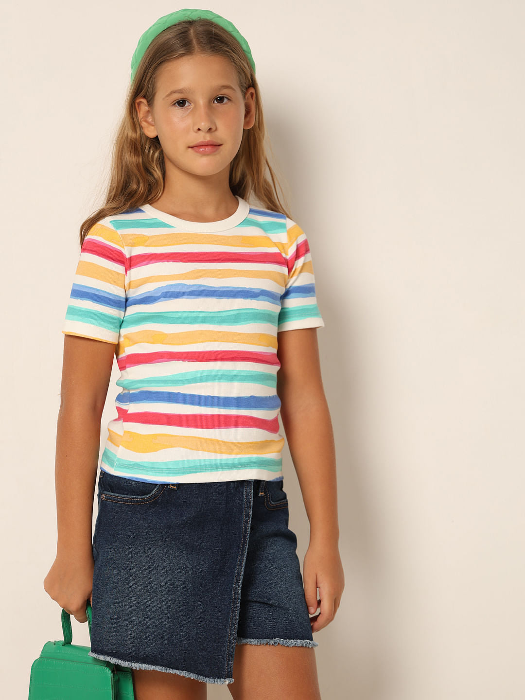 White Striped T-Shirt