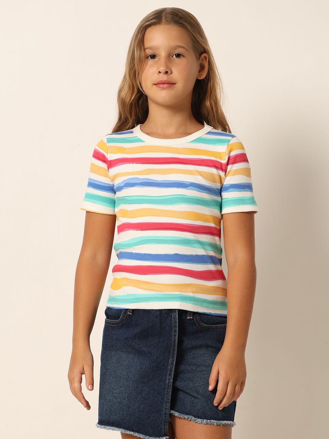 White Striped T-Shirt