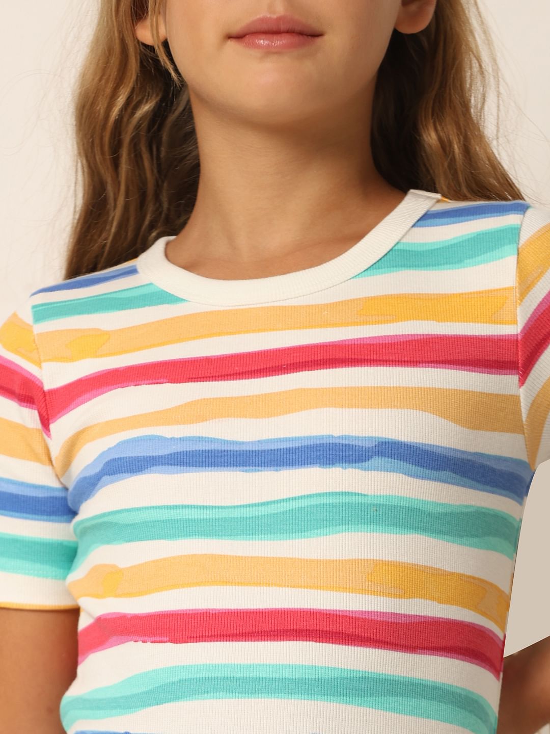 White Striped T-Shirt