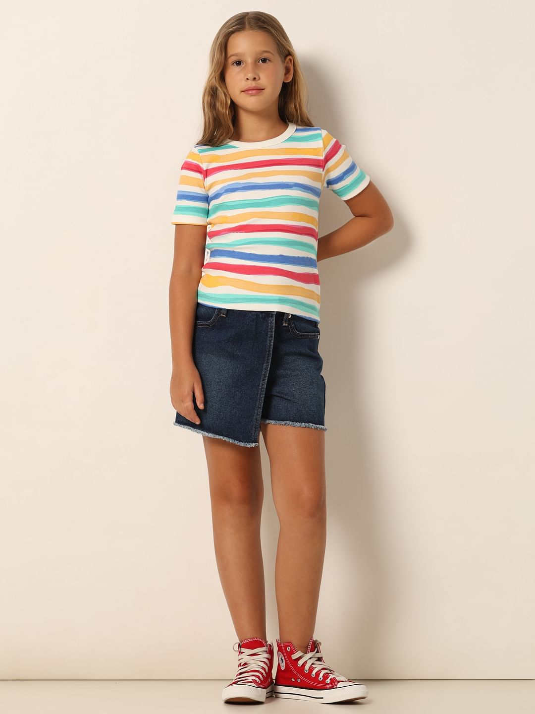 White Striped T-Shirt