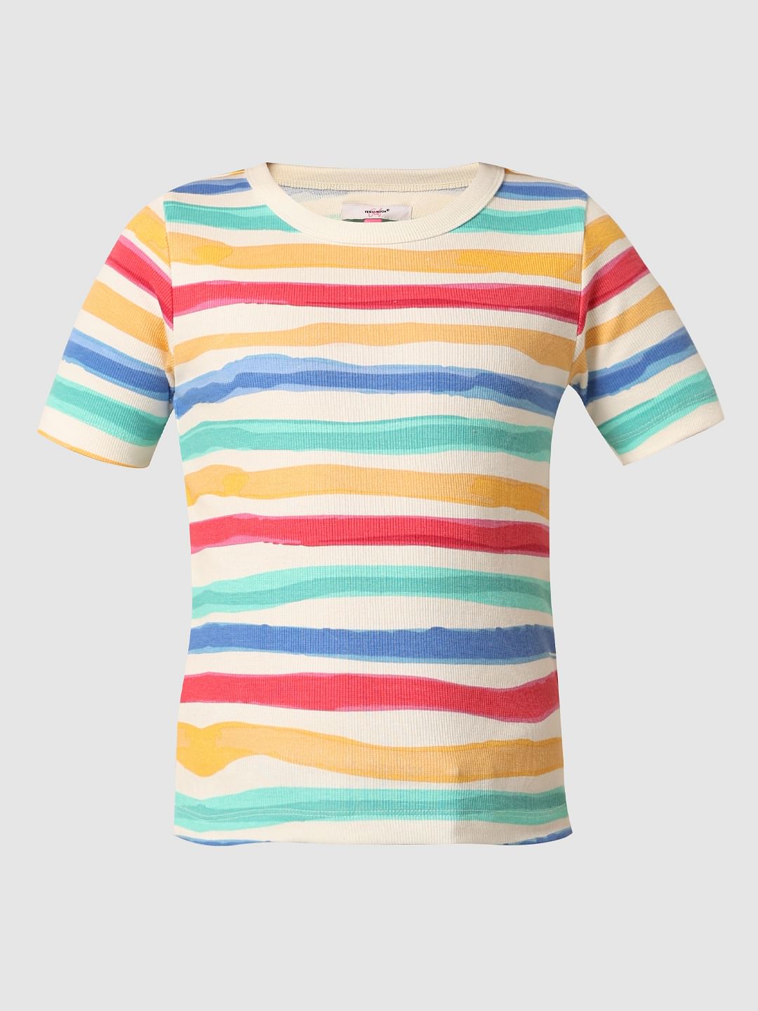 White Striped T-Shirt