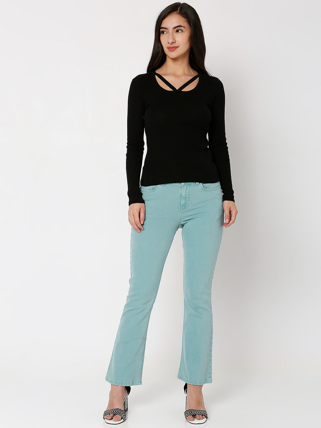 Black Ribbed Sweater