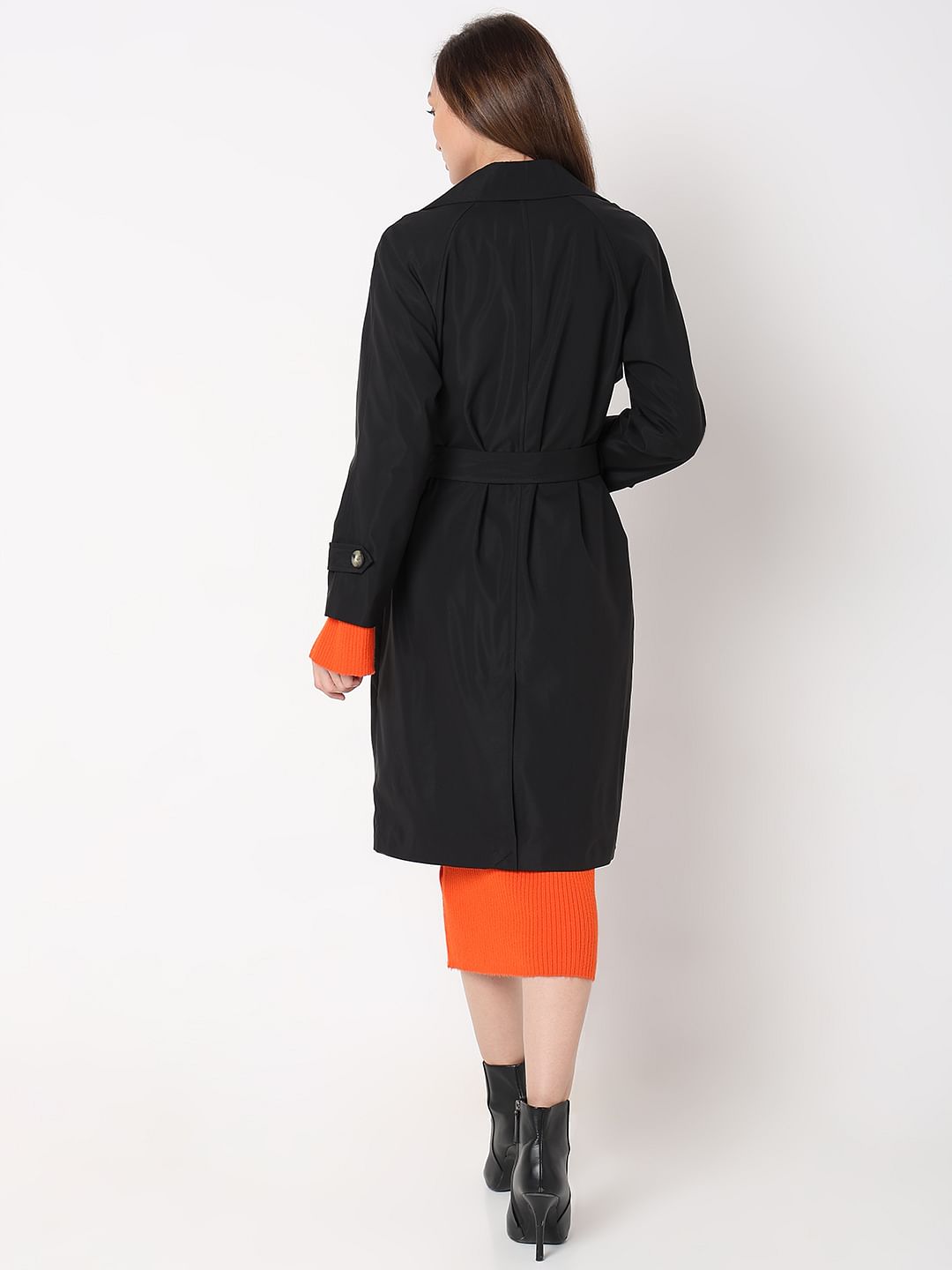 Black Long Trench Coat