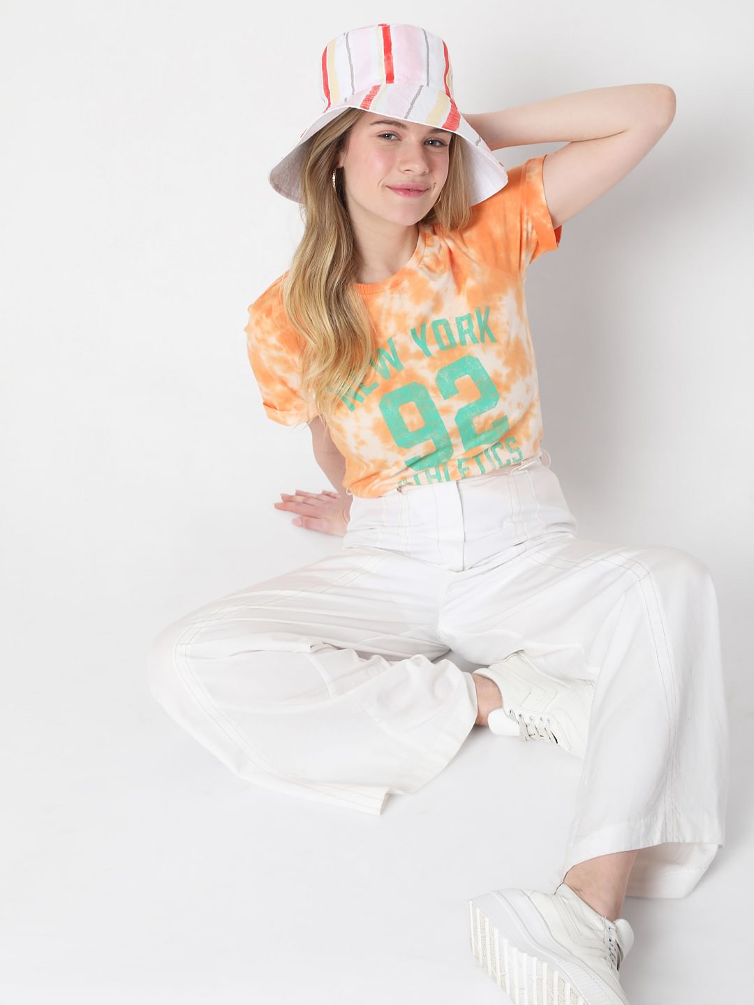 Orange Tie Dye T-Shirt