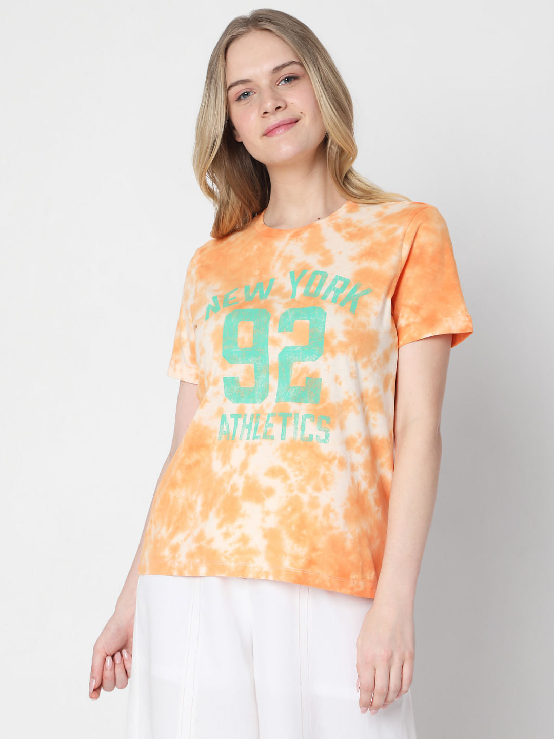 Orange Tie Dye T-Shirt