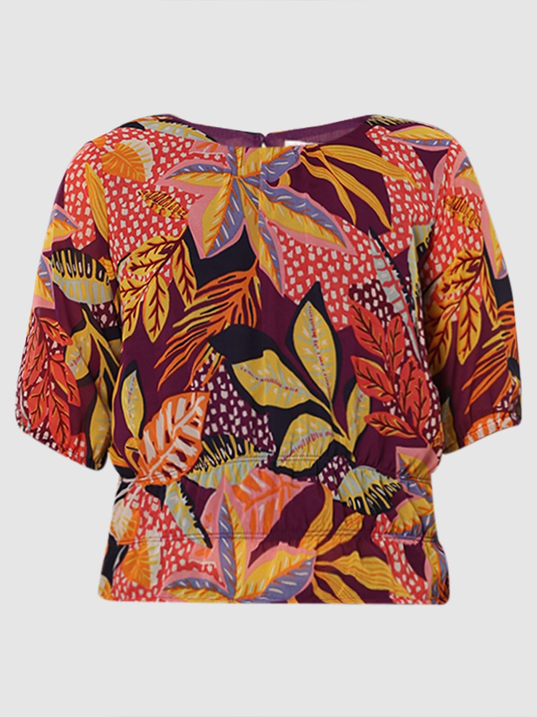 Girls Multi-Colour Printed Top