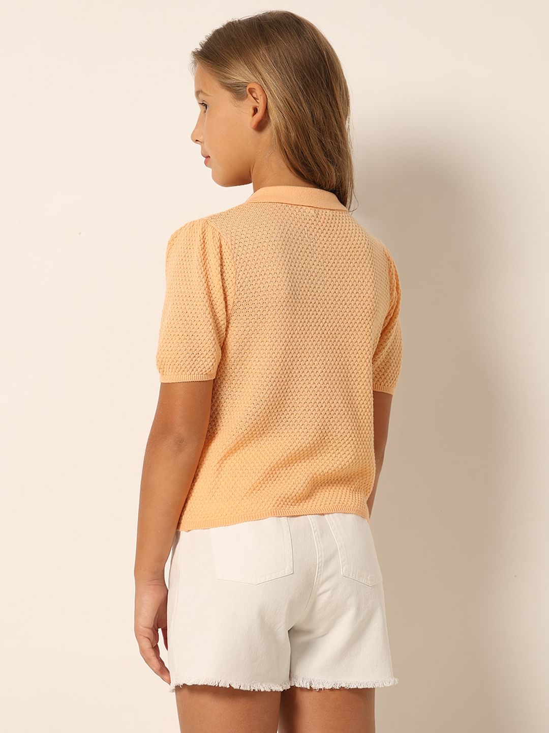 Peach Polo T-Shirt