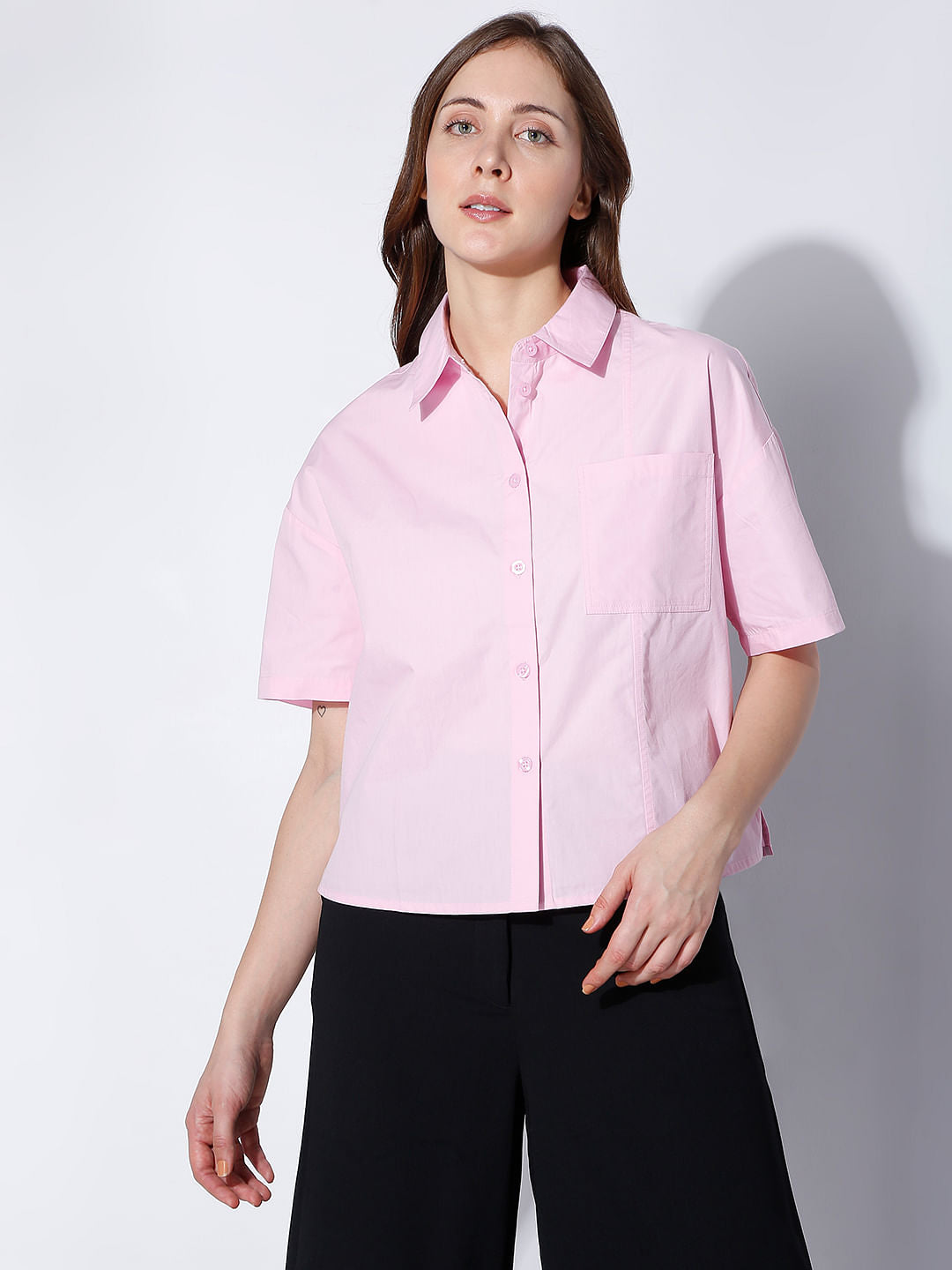 Lilac Boxy Fit Shirt