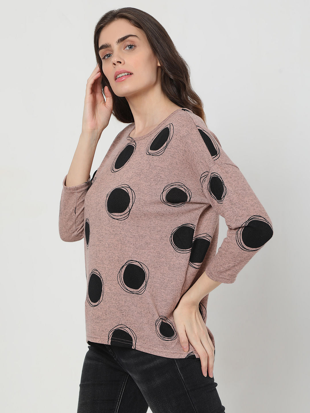 Pink Dotted Top