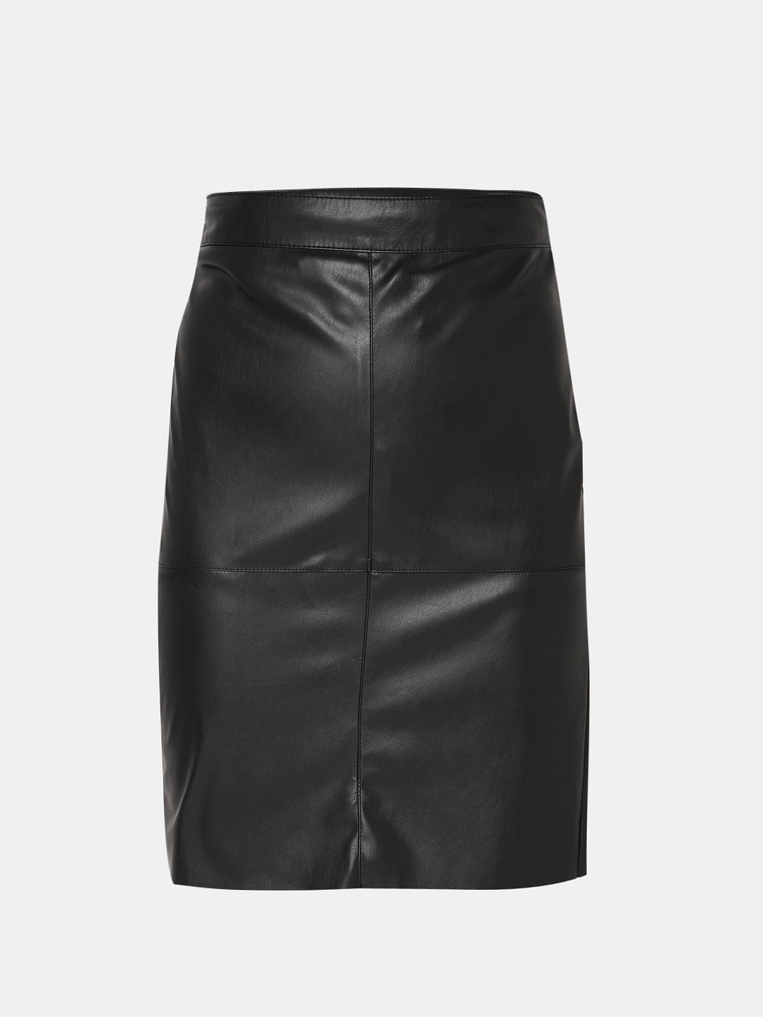 Black High Rise Pencil Skirt