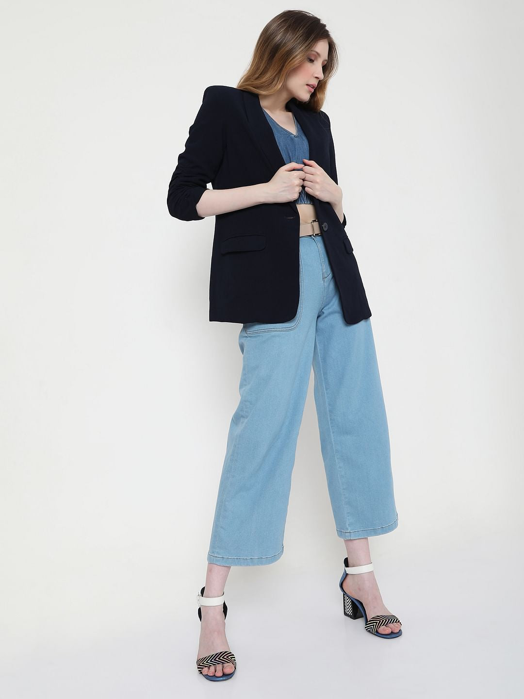 Black Shawl Collar Co-Ord Set Blazer