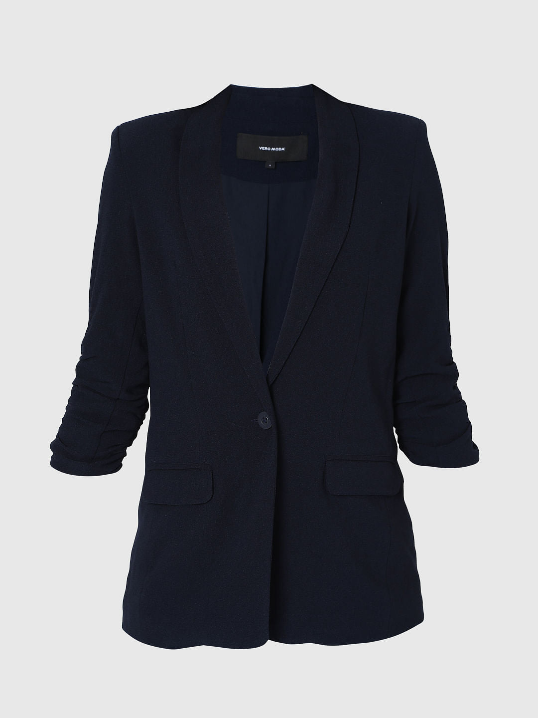 Black Shawl Collar Co-Ord Set Blazer