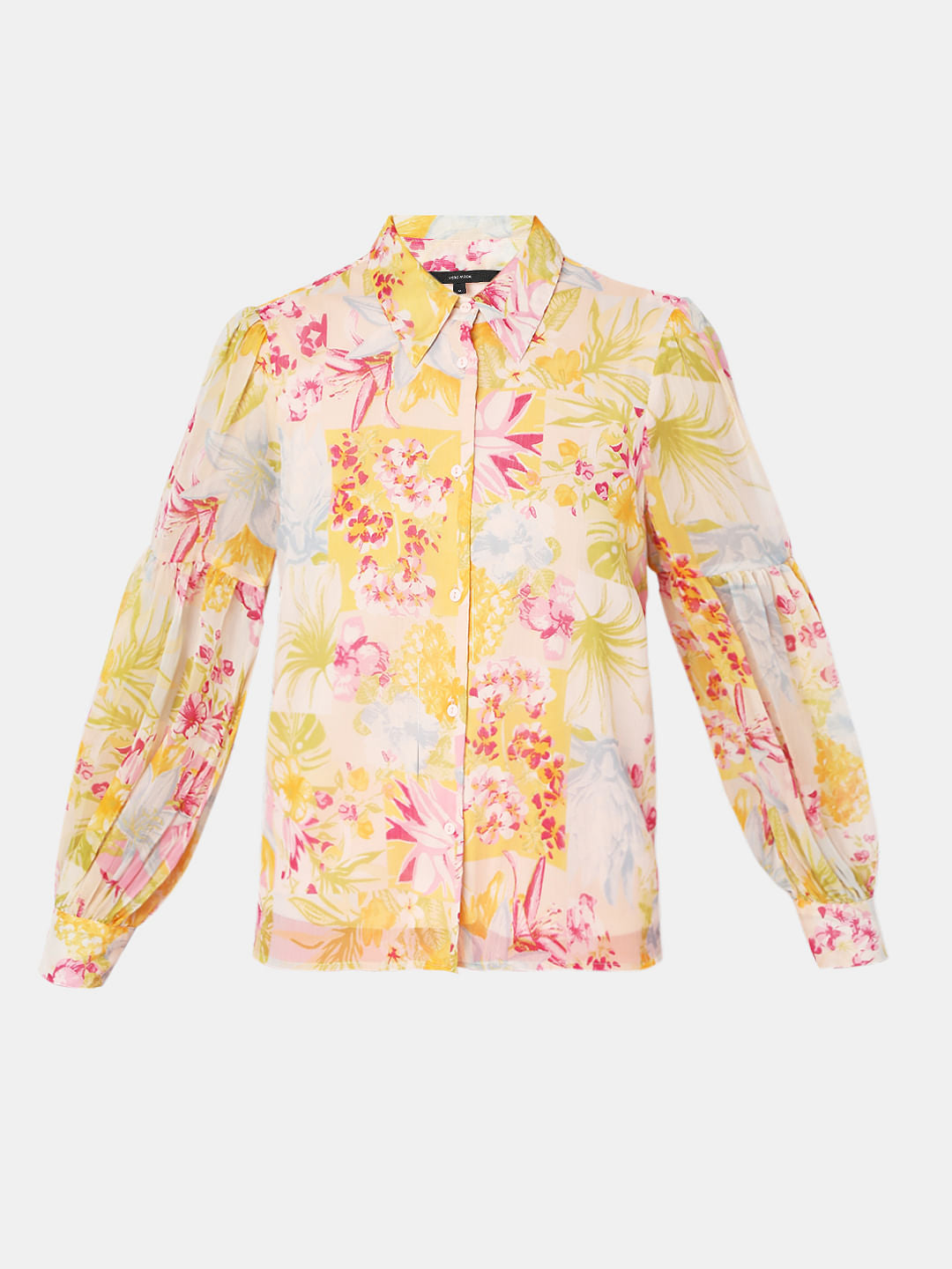 Yellow Floral Shirt