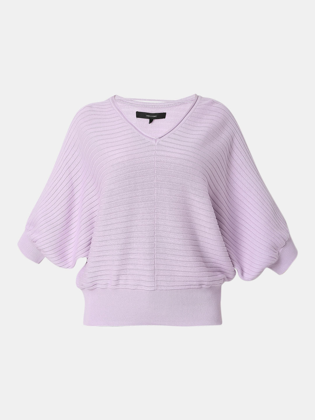 Lilac Dolman Sleeve Knit Top
