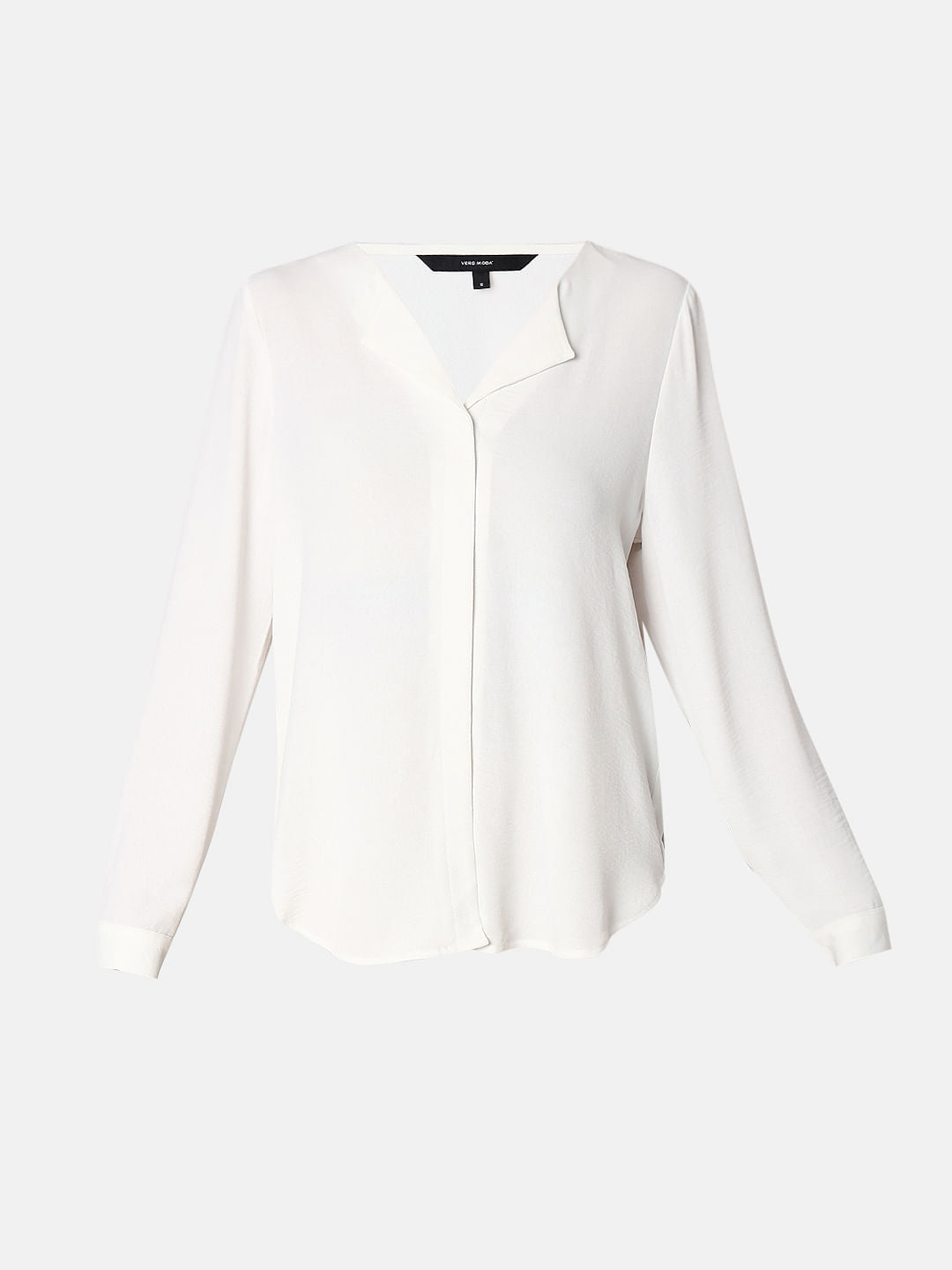 White Solid Shirt