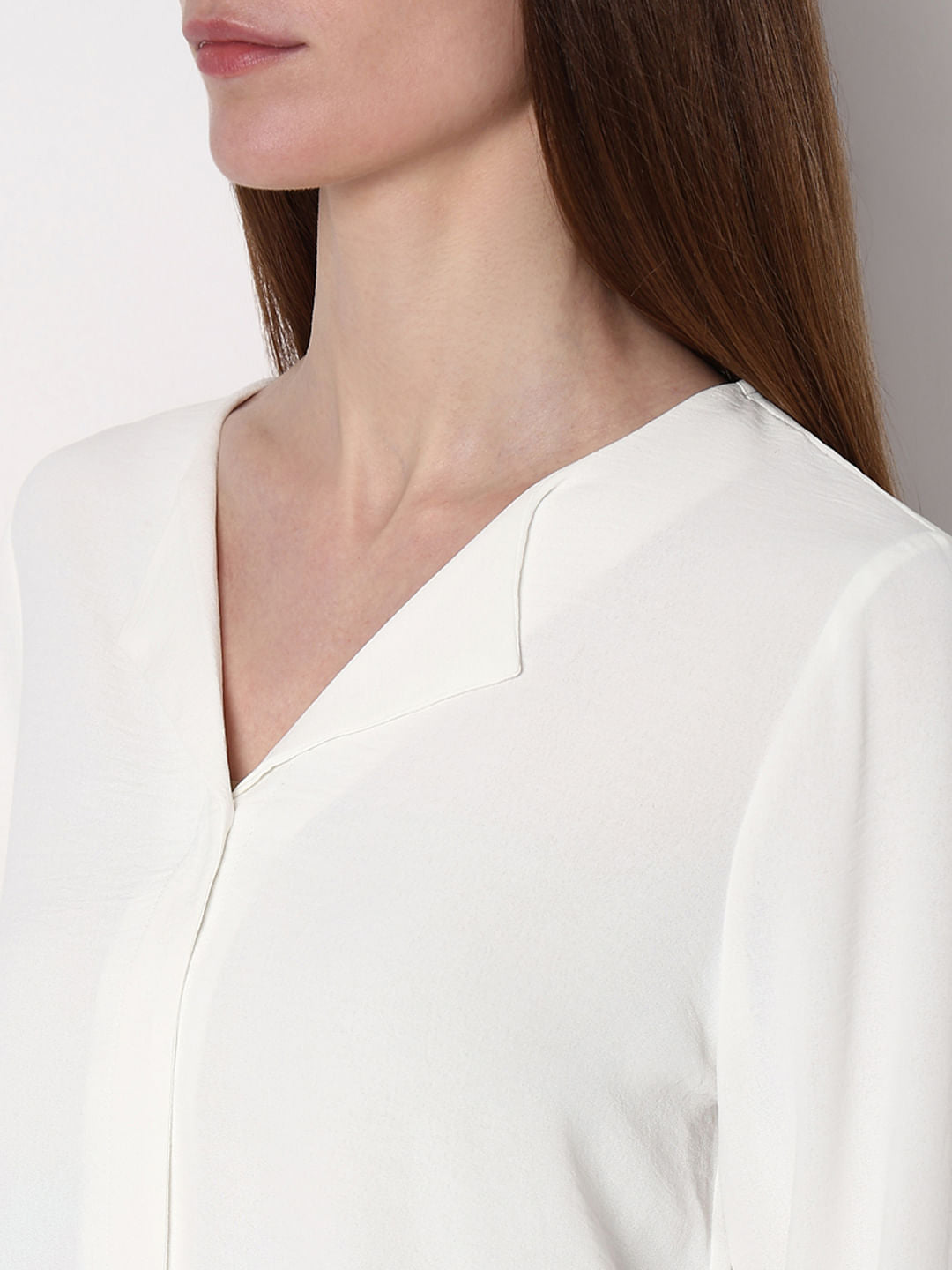 White Solid Shirt