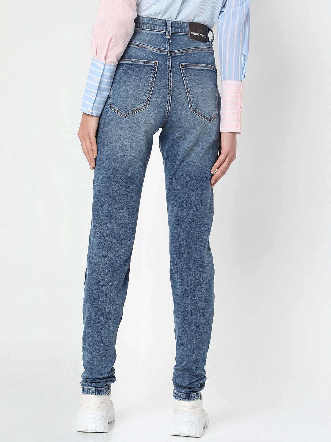 Blue High Waist Wendy Skinny Jeans
