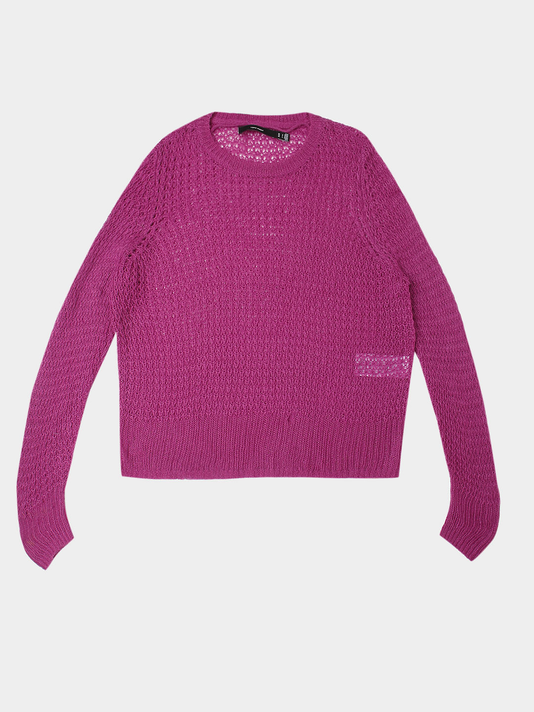 Curve Purple Knit Sweater