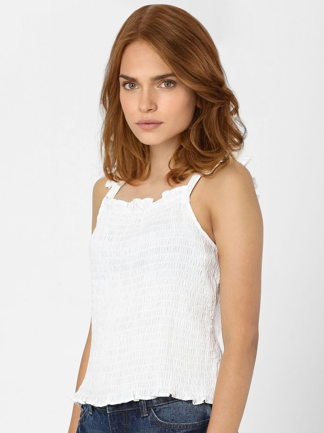 White Smock Top