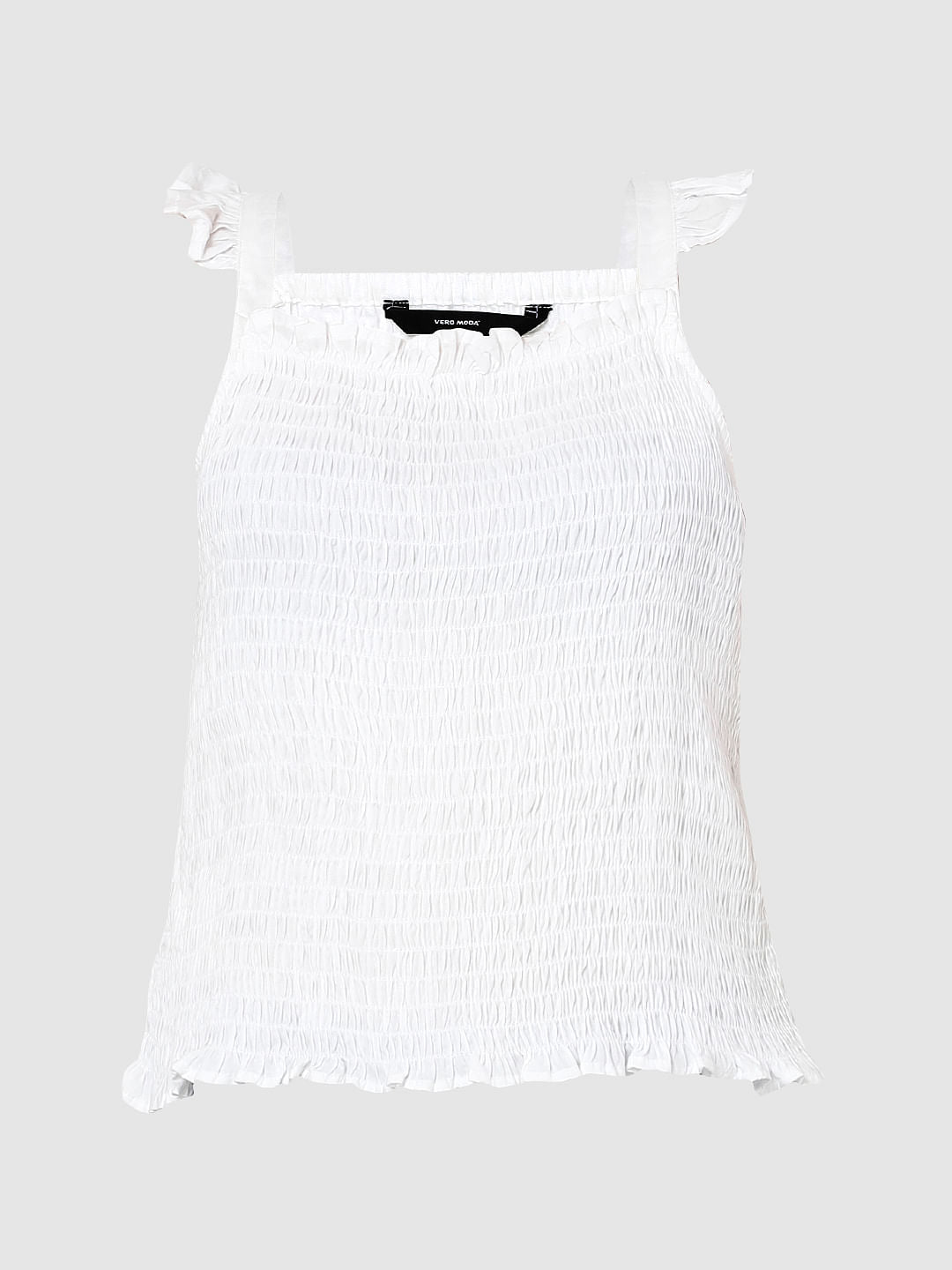 White Smock Top
