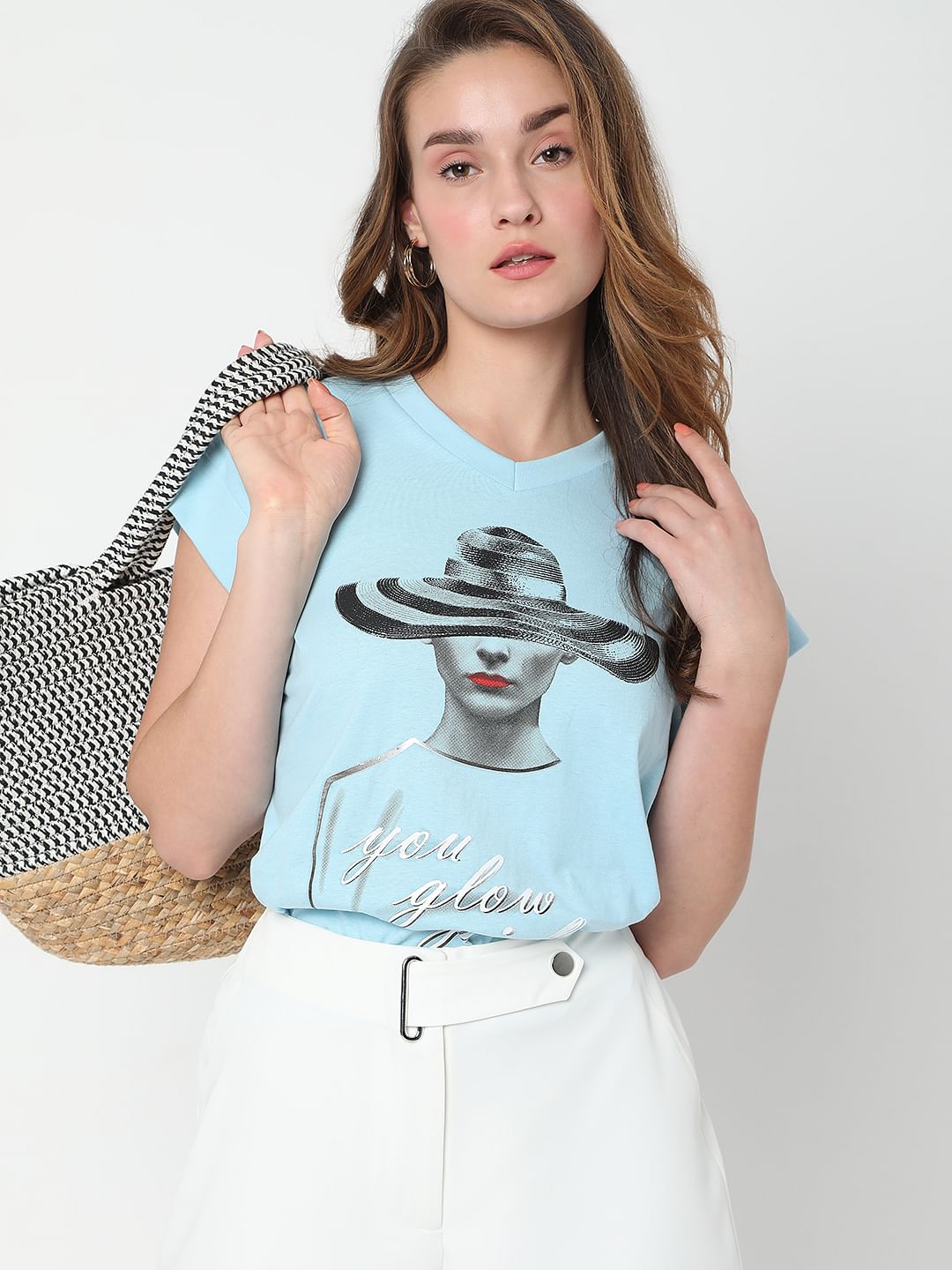 Blue Graphic T-Shirt