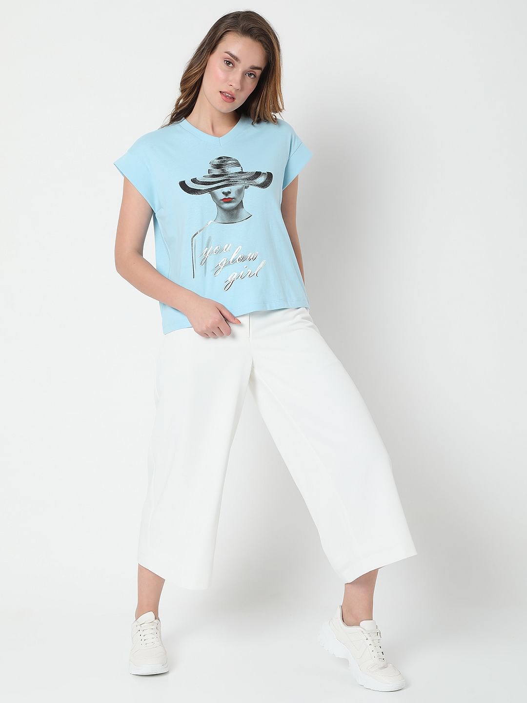 Blue Graphic T-Shirt