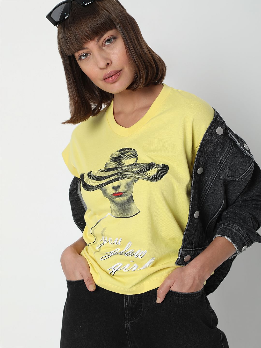 Yellow Graphic T-Shirt