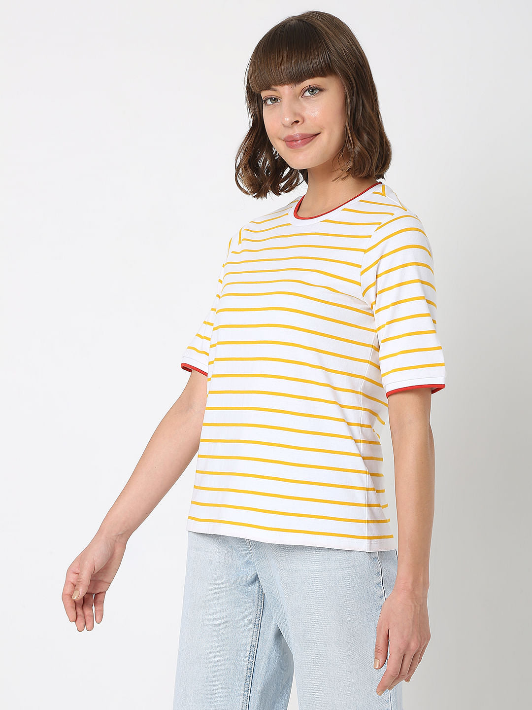 Yellow Striped T-Shirt