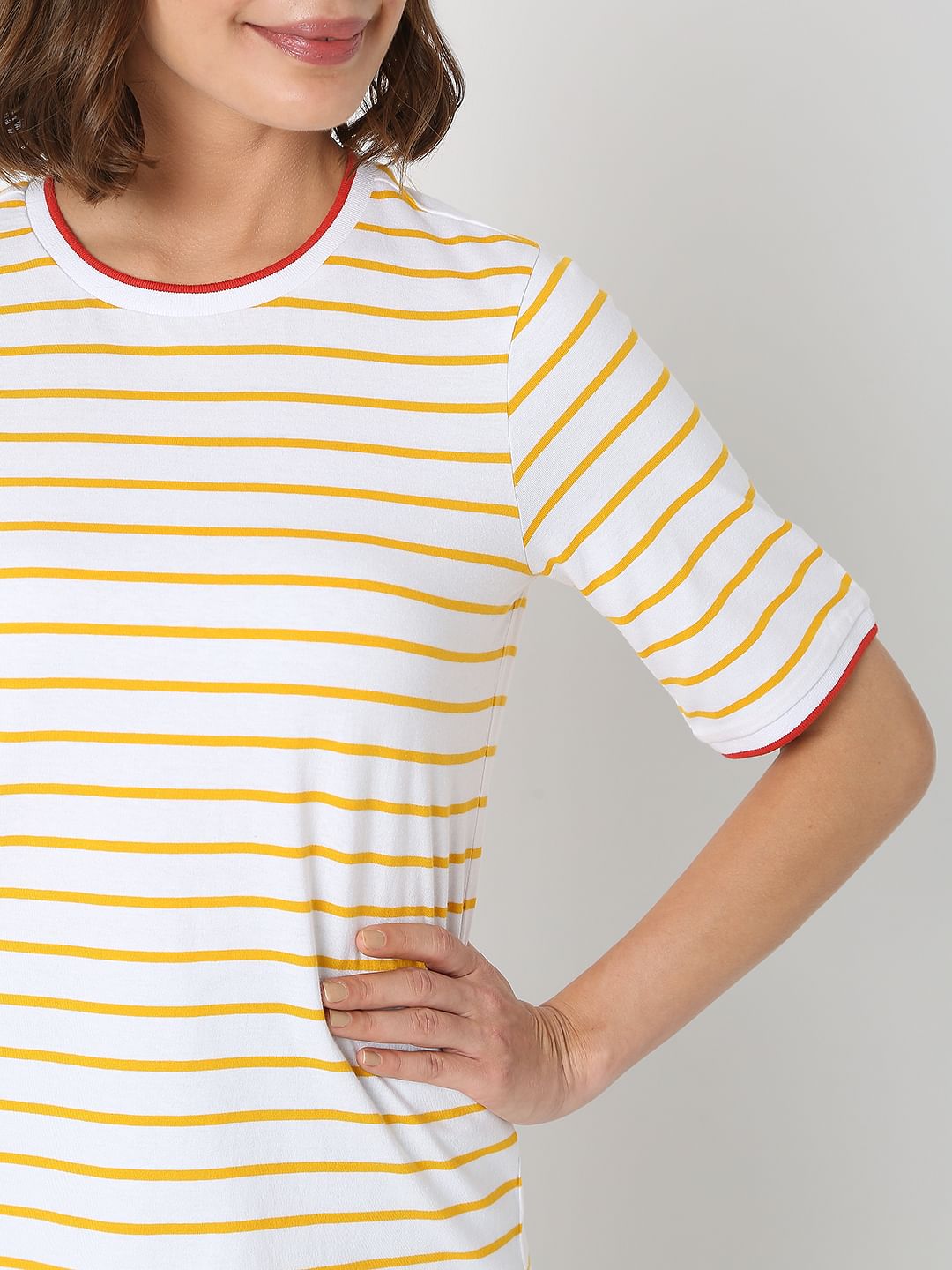 Yellow Striped T-Shirt