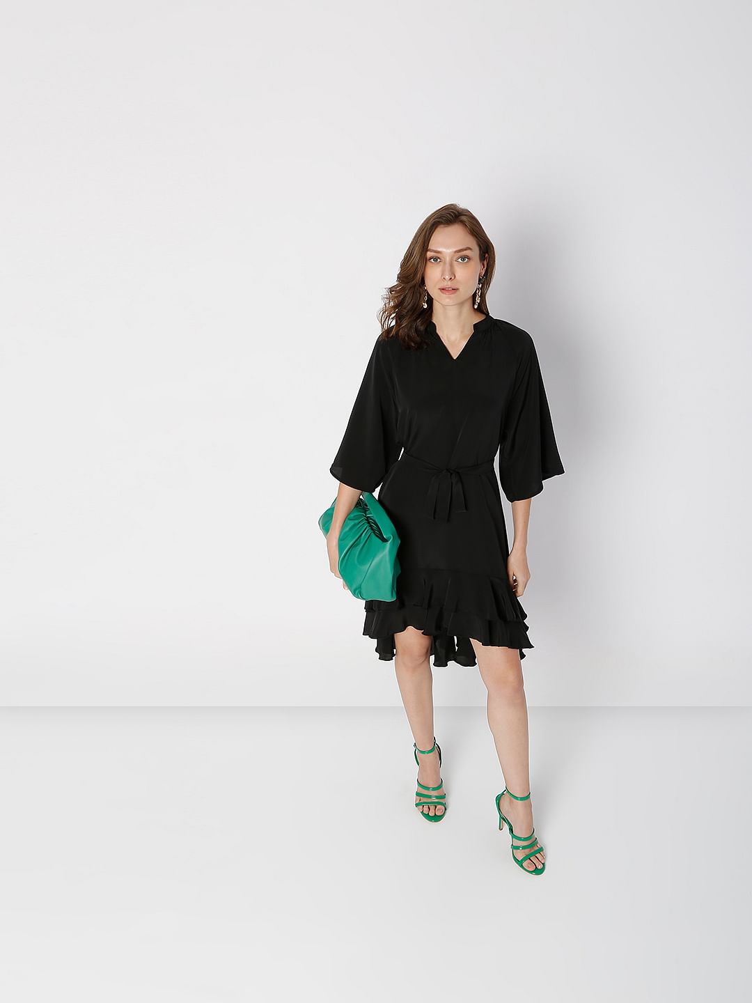 Black Asymmetric Dress