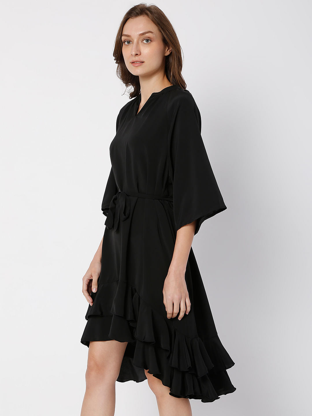 Black Asymmetric Dress