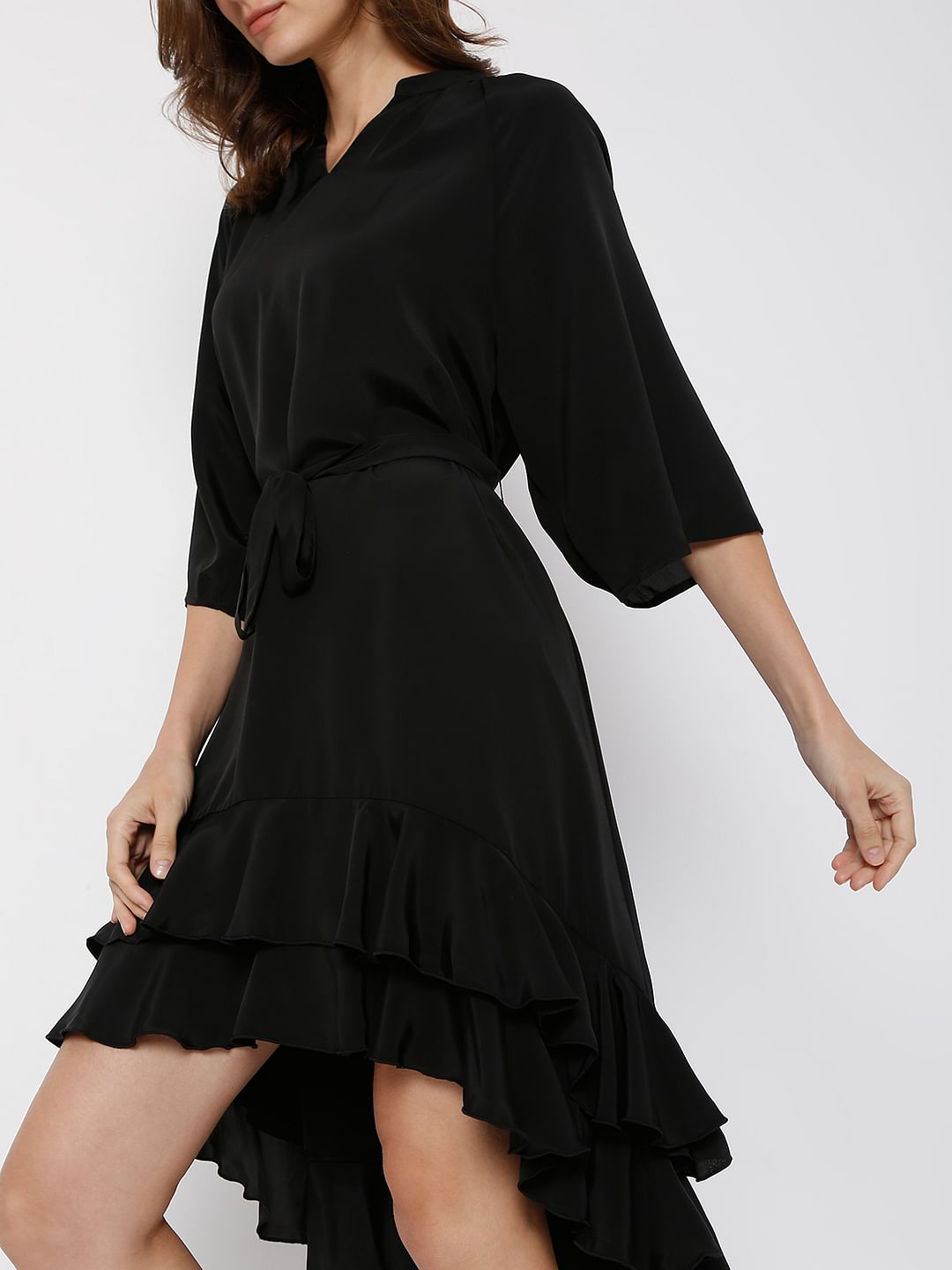 Black Asymmetric Dress
