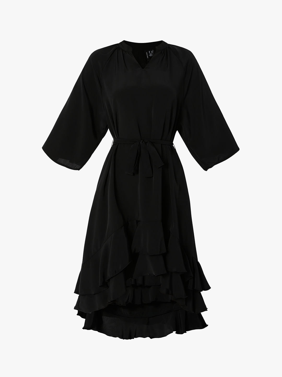 Black Asymmetric Dress