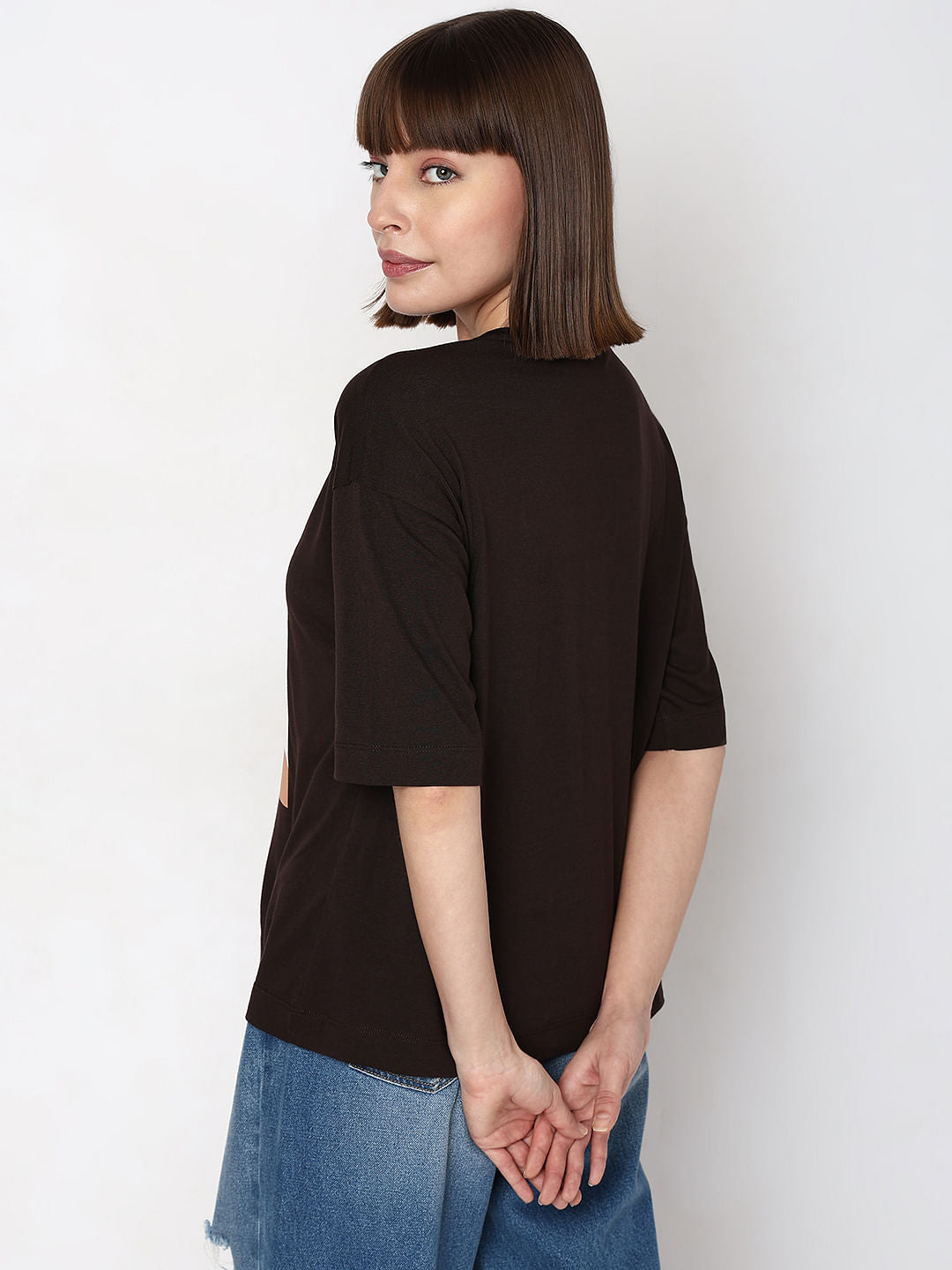 Black Graphic Print T-Shirt