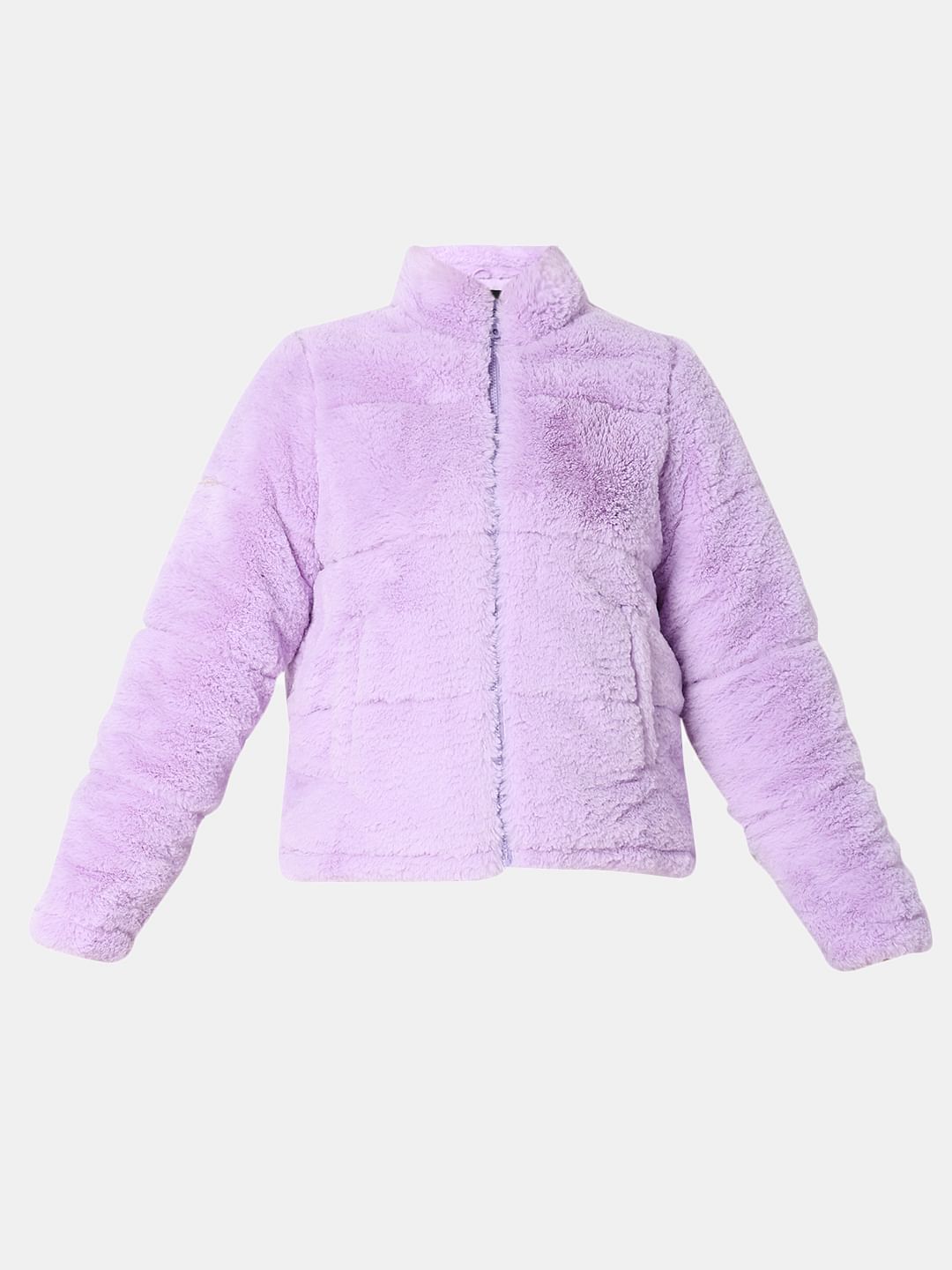 Lilac Faux Fur Jacket