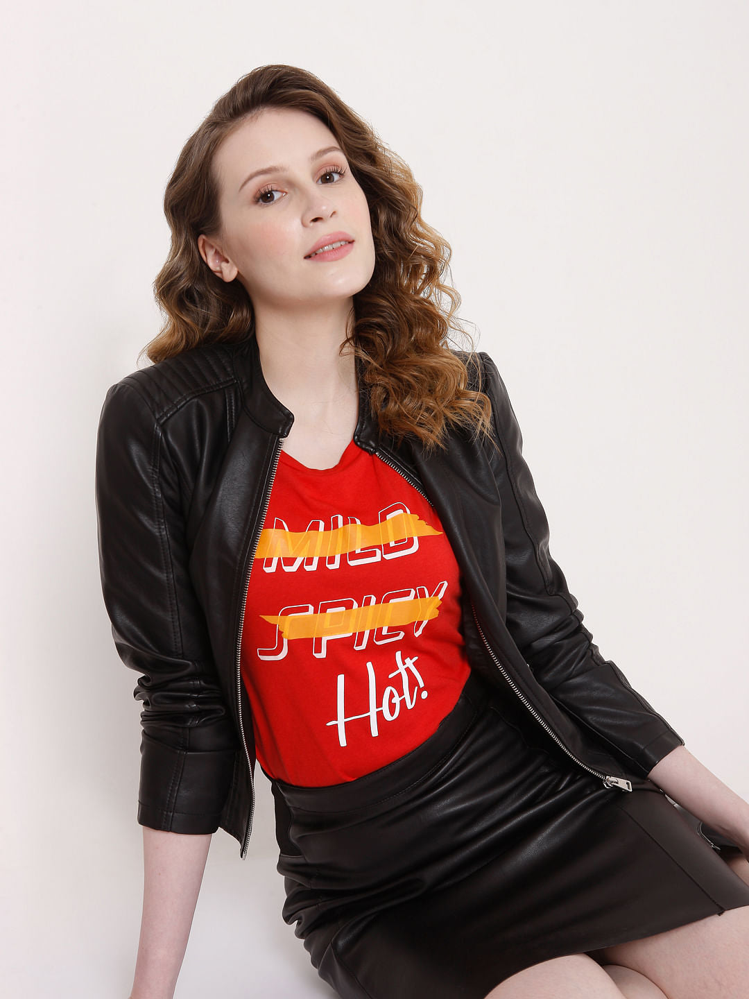 Red Graphic Print T-Shirt